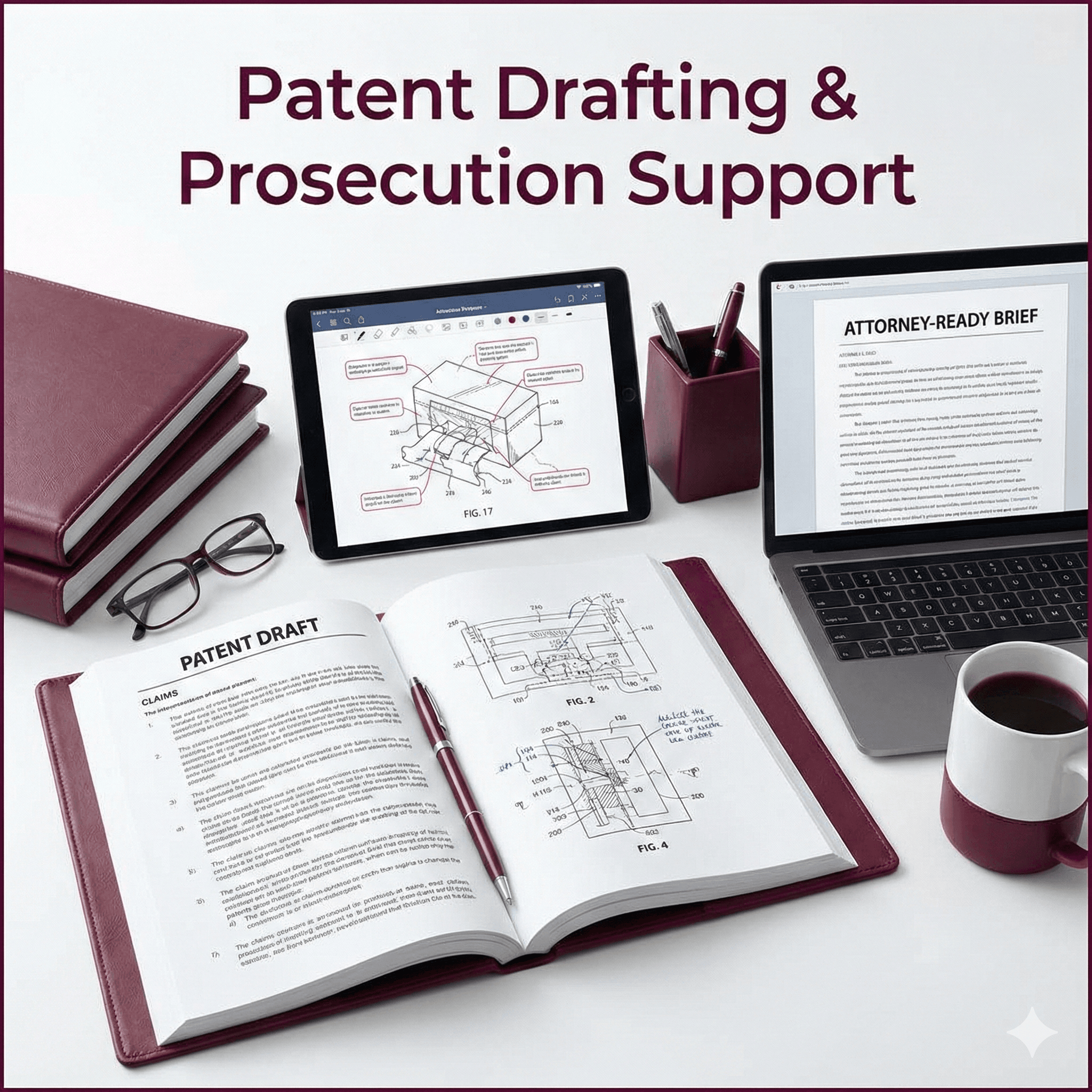 Patent Drafting & Prosecution Support