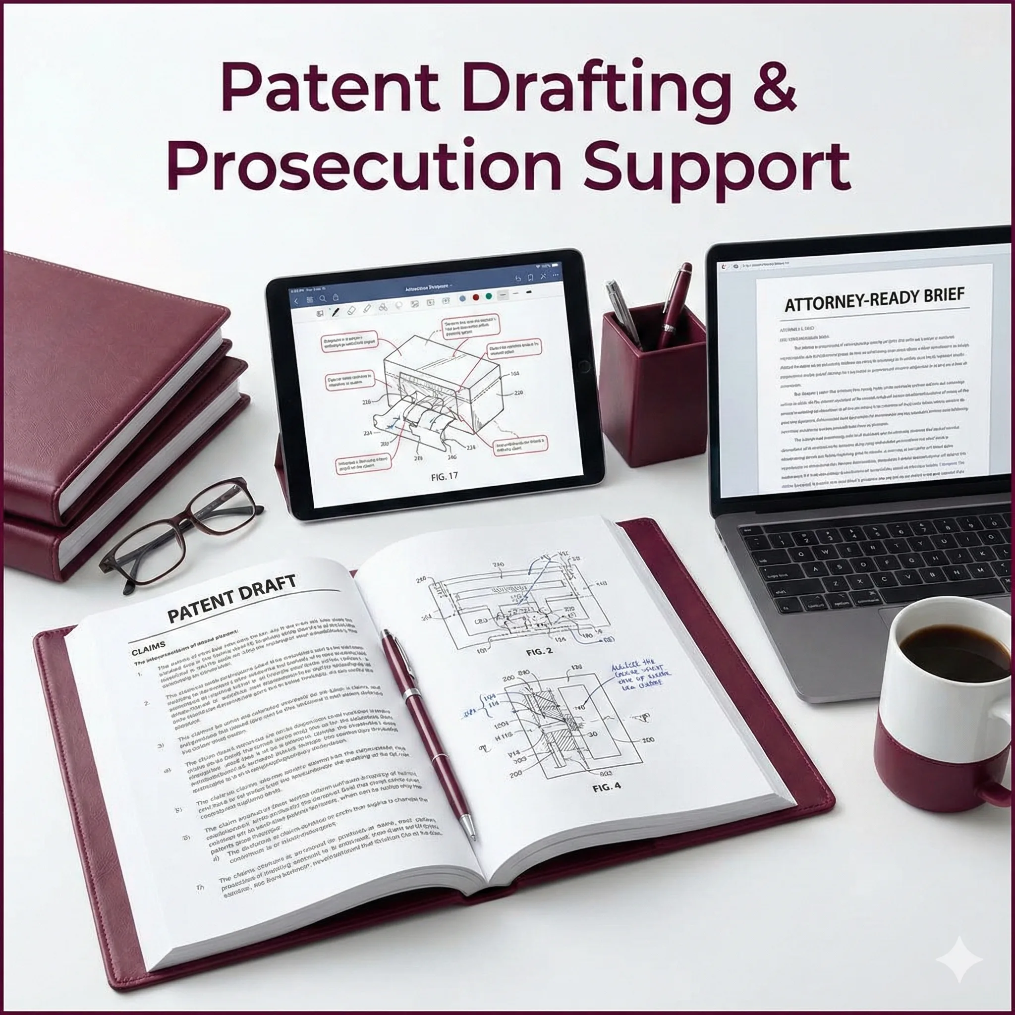 Patent Drafting & Prosecution Support